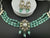 Tyaani Inspired Premium Fusion necklace with HQ Kundan, onyx beads and natural stones