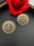 Tyaani inspired Designer Premium Moissanite Kundan and CZBig studs earrings