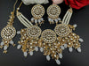 Kundan Heavy Bridal Necklace Set/High Quality Kundan set/Bridal necklace set with Big Studs and Tika/Bridal Jewelry/Indian Bridal set