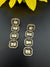 Premium High Quality Gold Polish Uncut Kundan, CZ details is Tyaani Inspired designer earrings/Chandelier earrings/Long Drop Earrings