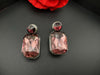 Premium Swarovski Crystal and Cubic Zirconia Is unique 2 in 1 wear designer earrings/Indian earring/Bridal Jewelry/Swarovski Inspired