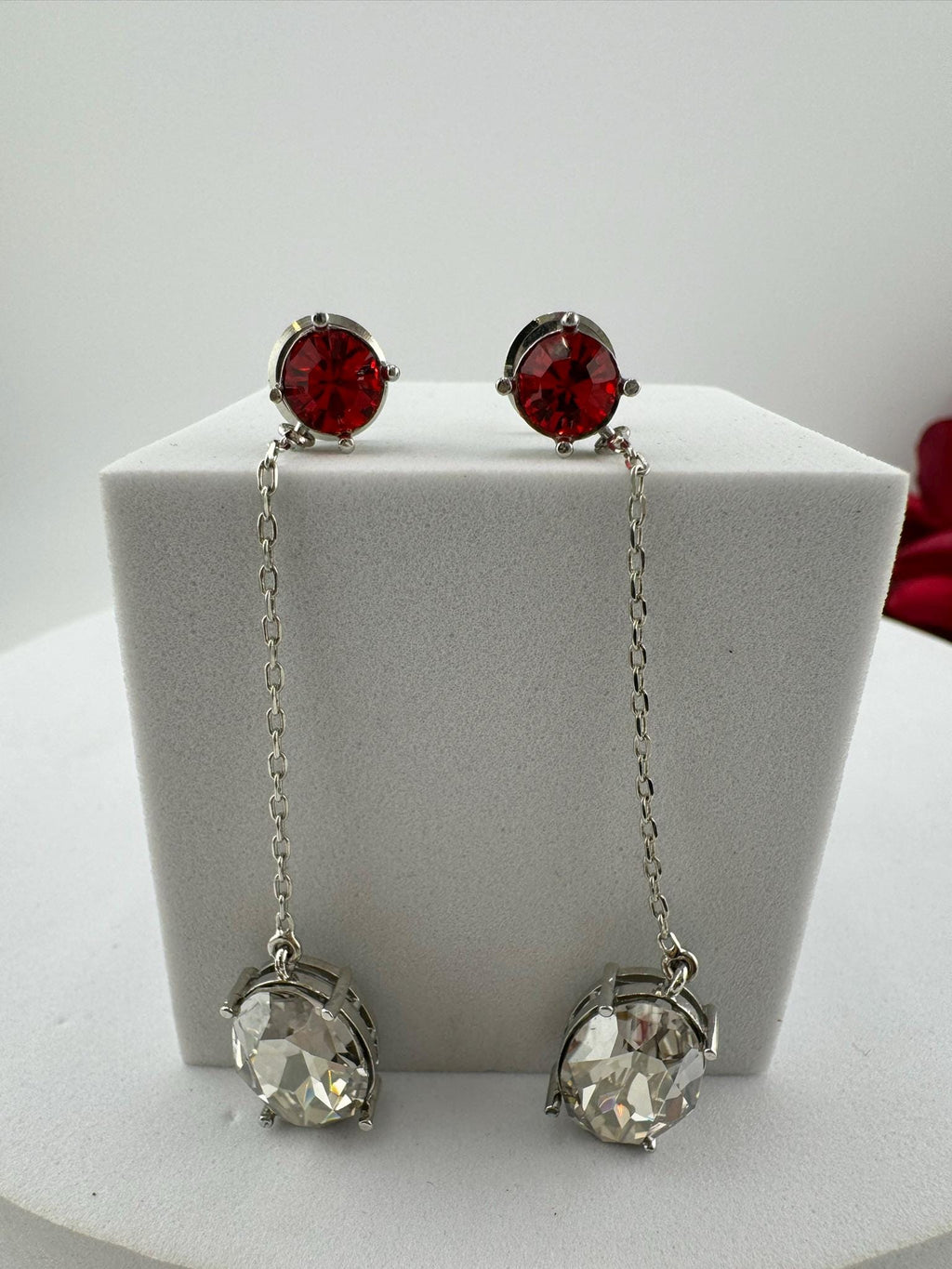 Premium Swarovski Crystal and Cubic Zirconia everyday earring is a designer Piece/Indian Dangle earring/Everyday Jewelry/Swarovski Inspired