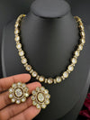 HOT SELLER!!! Premium Quality Moissanite Kundan is Tyaani inspired Designer Necklace set with Stud earring/Indian jewelry/Bridal/Bridesmaids