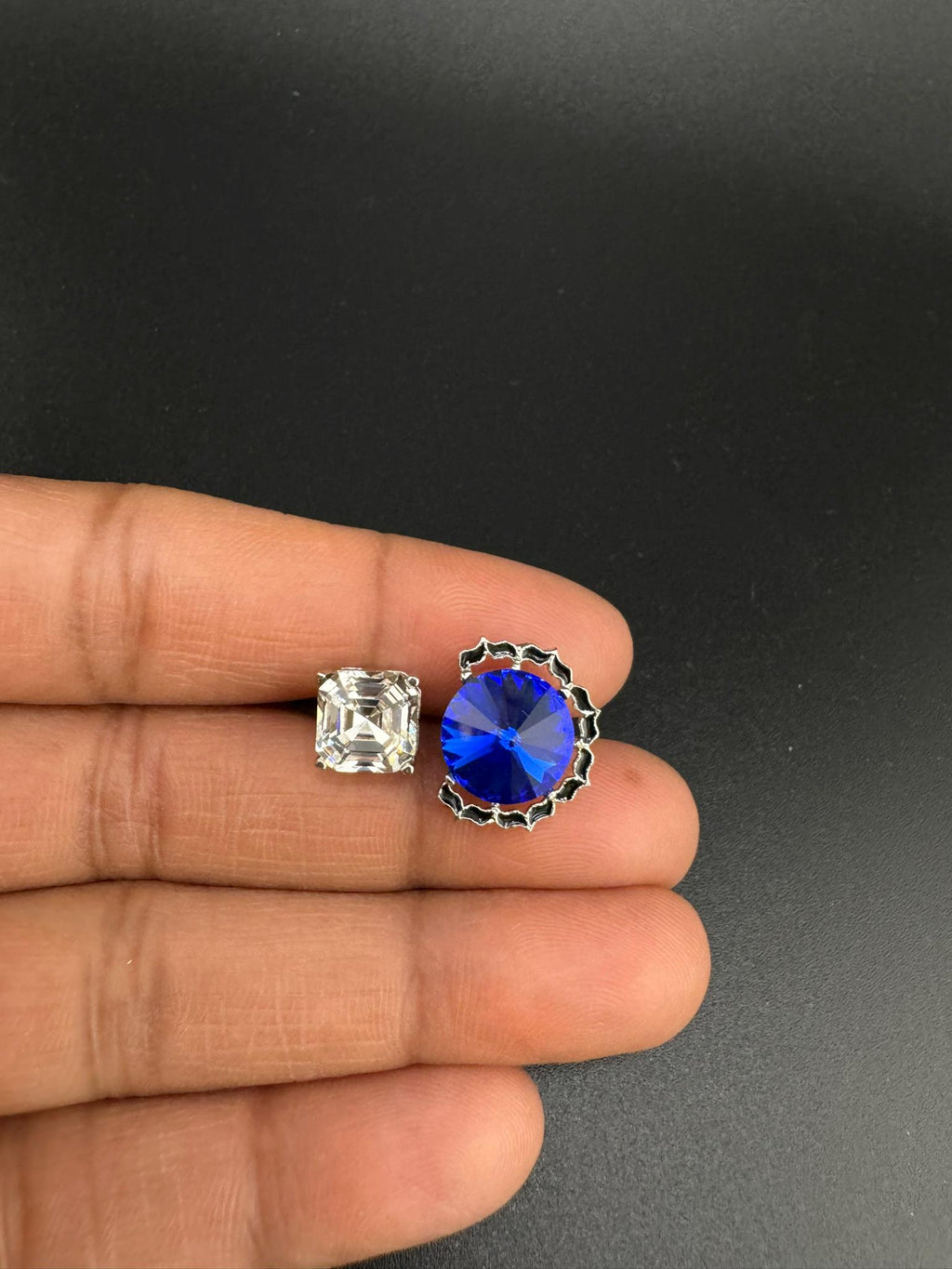 Premium Quality with Crystal and Enamel is Swarovski inspired/Adjustable Finger Ring/Indian Jewelry/Bollywood Jewelry/Indian Wedding jewelry