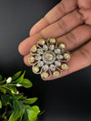 Premium Quality Victorian Ring with Tyaani Kundan and CZ/Adjustable Finger Ring/Indian Jewelry/Bollywood Jewelry/Indian Wedding jewelry