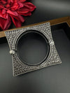 Openable Oxidized German Silver Designer One bangle only