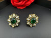 High Quality Premium Moissanite Kundan, CZ and Doublet stone is designer Big stud earrings/Big kundan Stud earrings/statement Oversized stud