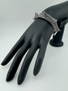 Openable Oxidized German Silver Designer One bangle only