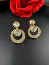 Premium High Quality uncut Kundan with Cubic Zirconia Tyaani inspired designer Stud earring/Small earring/Lightweight Earring/Kids jewelry