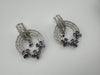 Premium earrings in Cubic Zirconia and Glass stone in silver color is designer Inspired Statement earrings