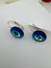 Premium High shine One Swarovski Crystal stone in Gold/Silver
