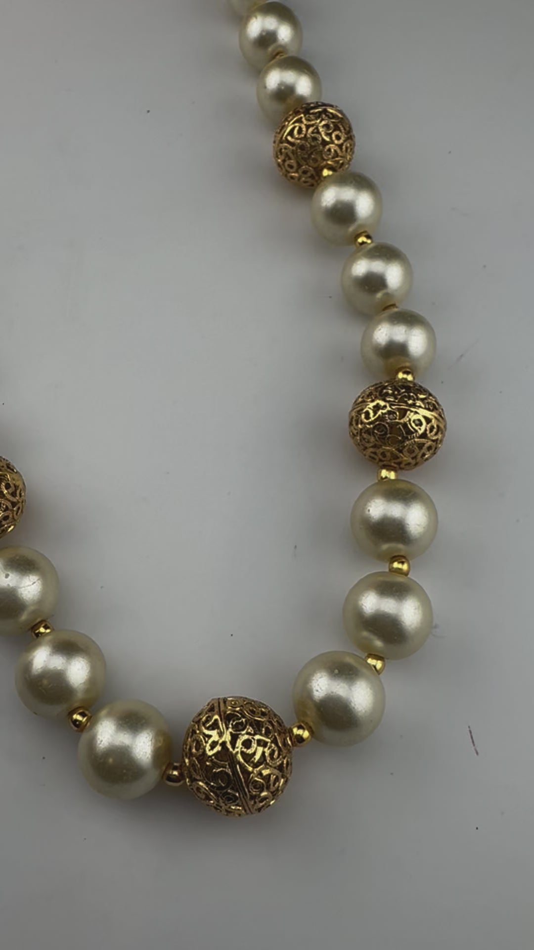 Premium Quality Traditional Gold and Pearl Long Necklace with long earrings/Indian Bridal necklace/Matar Mala/Rani Haar/Gold Plated jewelry