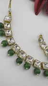Kundan and Pearls Sleek Necklace Set