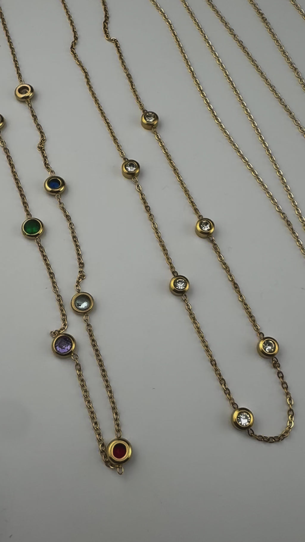 Anti-Tarnish Water resistant 18K Gold color plated necklace/everyday jewelry/Simple Office wear necklace/gold jewelry/Light weight jewelry