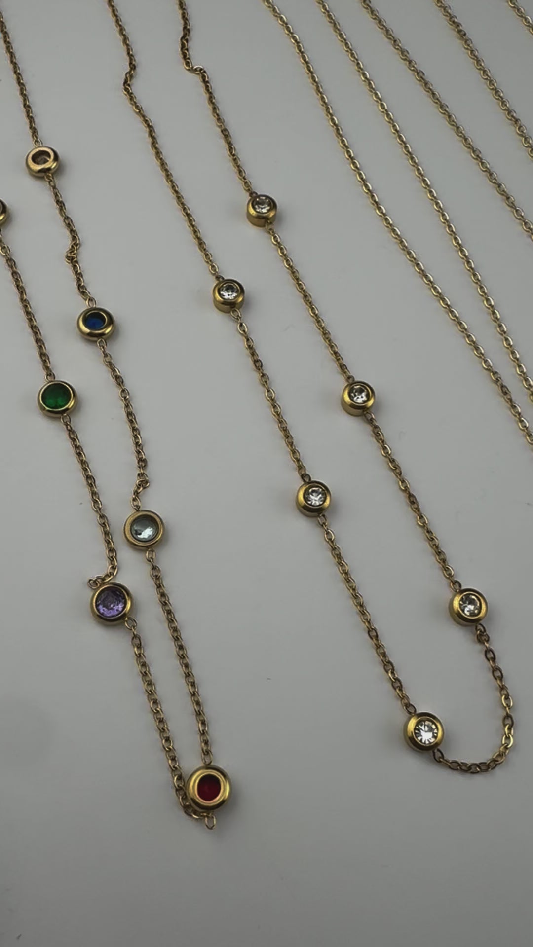 Anti-Tarnish Water resistant 18K Gold color plated necklace/everyday jewelry/Simple Office wear necklace/gold jewelry/Light weight jewelry