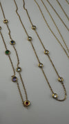Anti-Tarnish Water resistant 18K Gold color plated necklace/everyday jewelry/Simple Office wear necklace/gold jewelry/Light weight jewelry