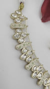 Premium Quality Tyaani Kundan, Italian Minakari Necklace with studs earring